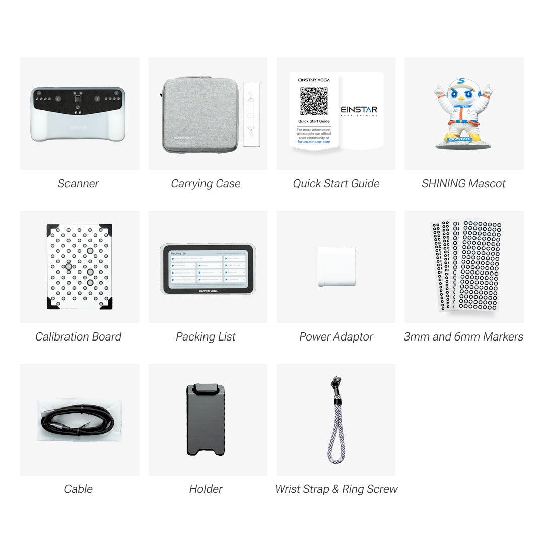 EINSTAR VEGA ワイヤレス オールインワン 独立型3Dスキャナー