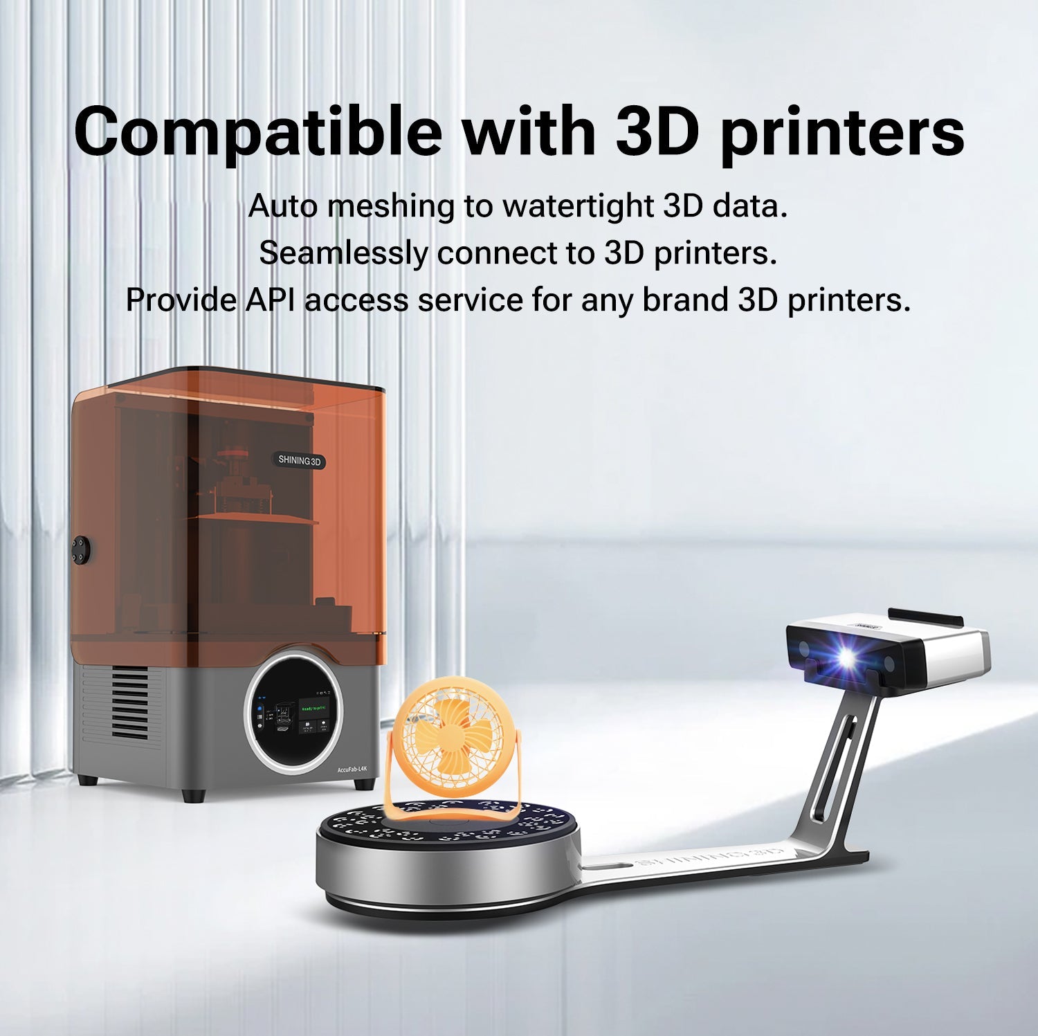 EinScan-SE V2 デスクトップ 3D スキャナー