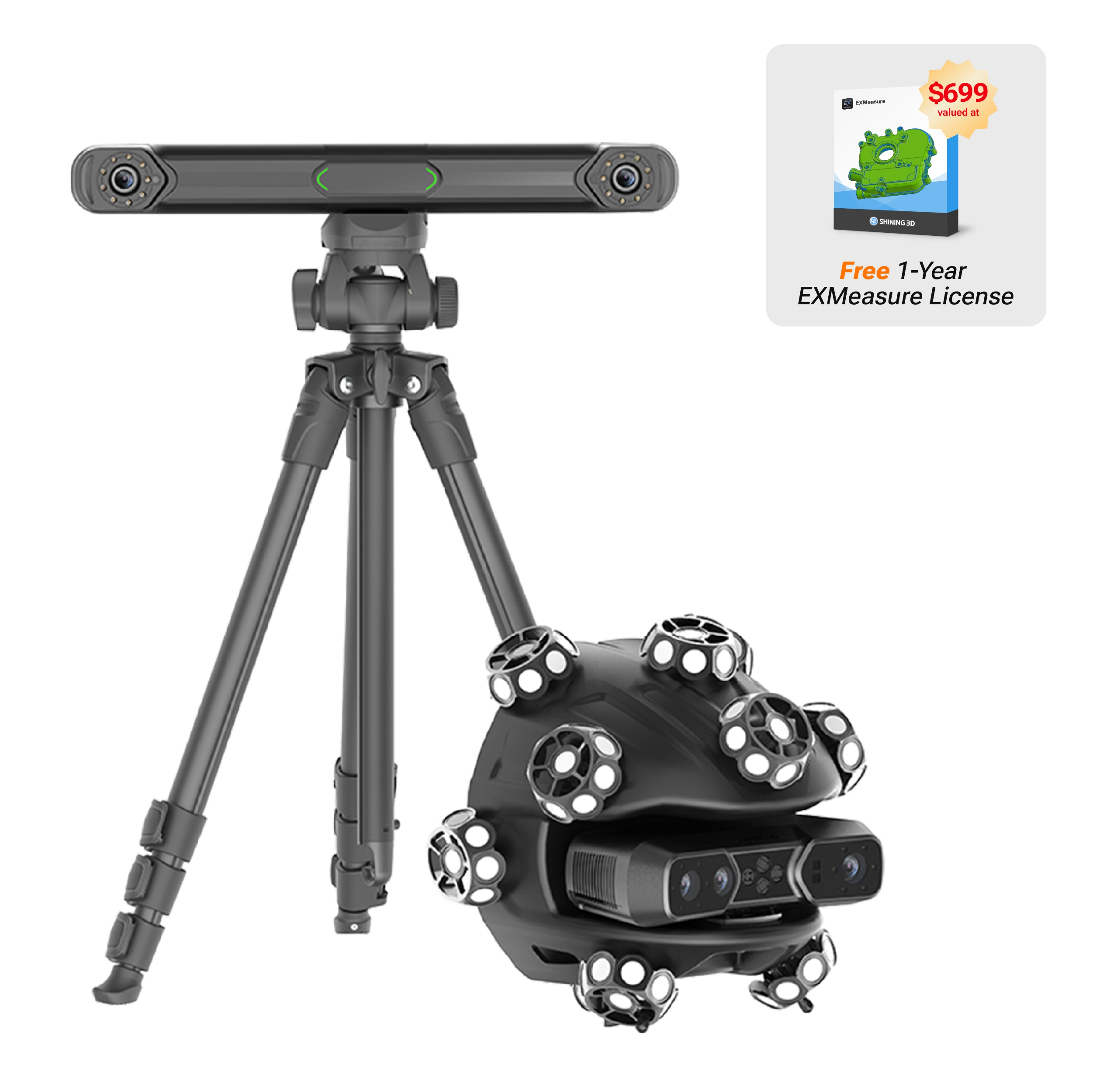 EinScan Trak Wireless Marker-Free Tracking System