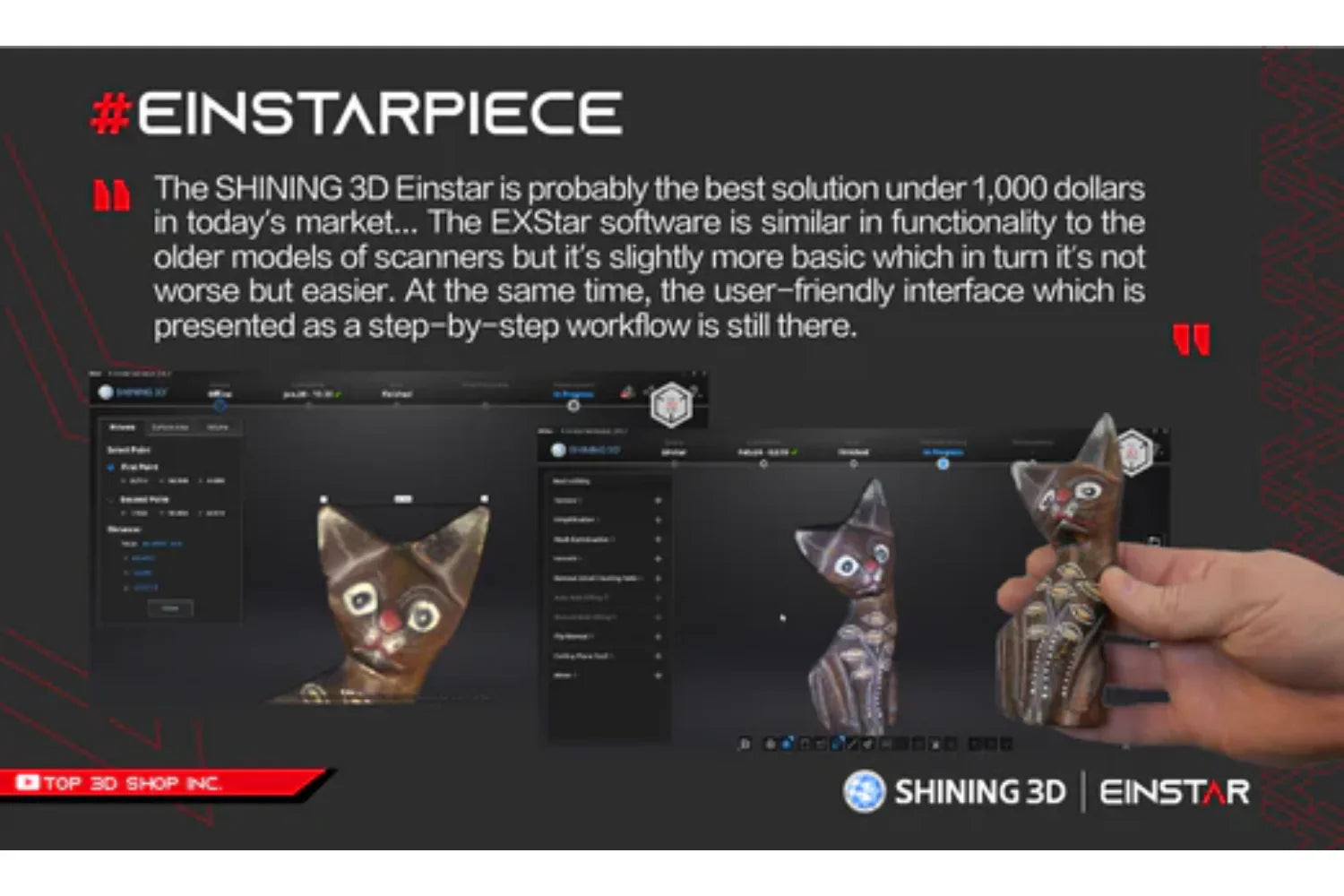 Shining 3D Einstar In-Depth Review: Versatile Handheld 3D Scanner